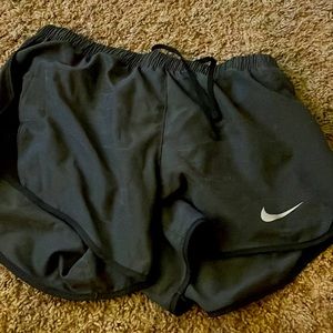 Dark grey nike dolphin shorts